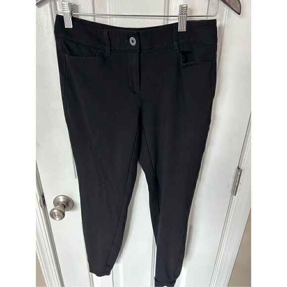 White House black market skinny black stetchy pants size 0R - Picture 1 of 6